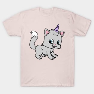 Unicorn Kitty Cat T-Shirt